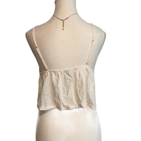 Honeydew Vintage Front Tie Laced Cami Size M - Picture 2 of 4
